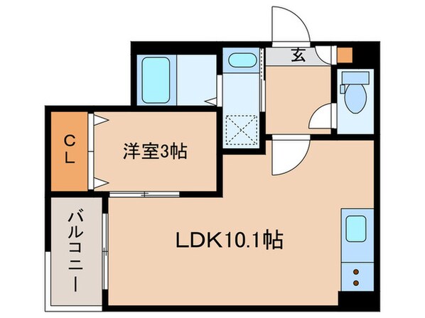 Jack nishikiⅠの物件間取画像